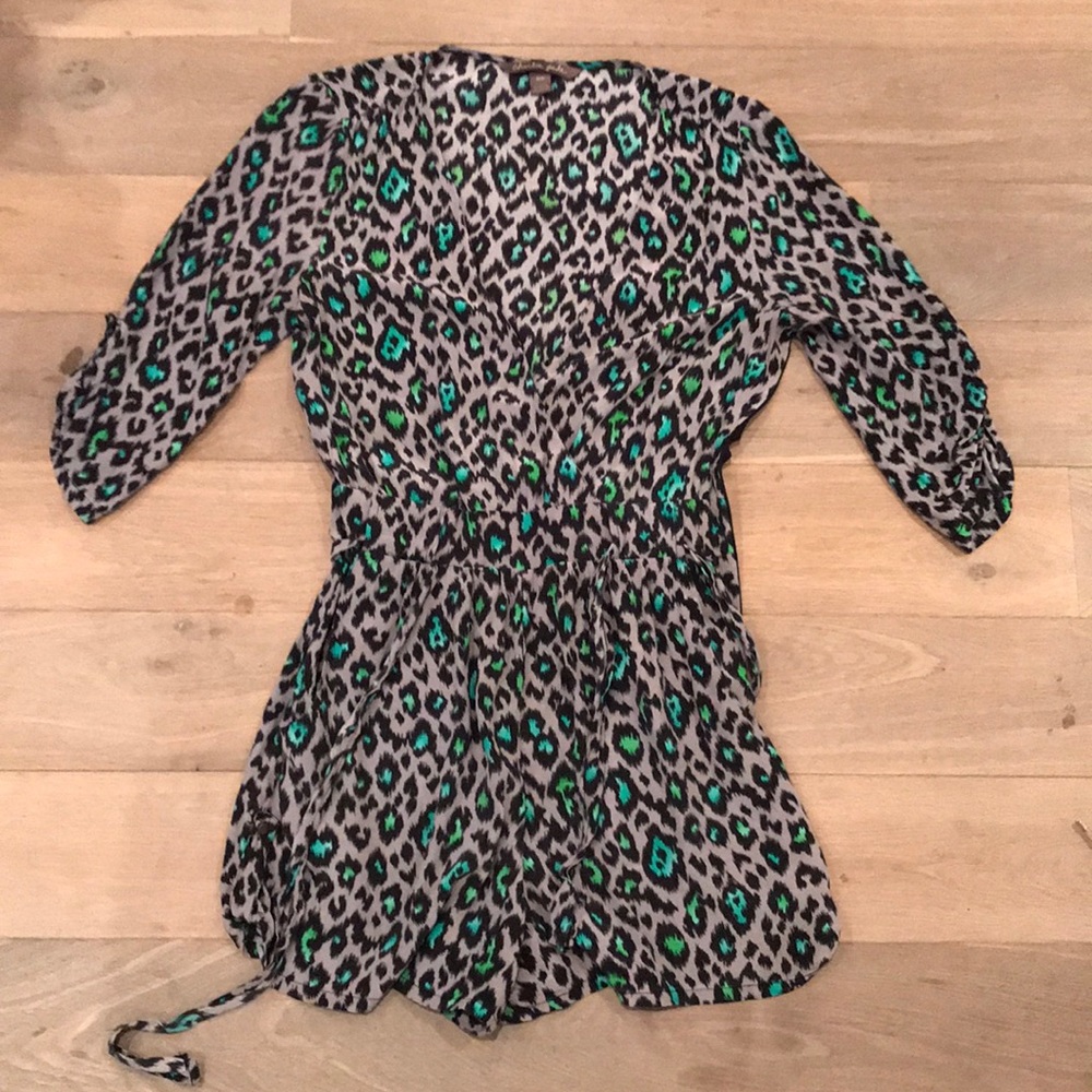 Charlie Jade leopard print romper